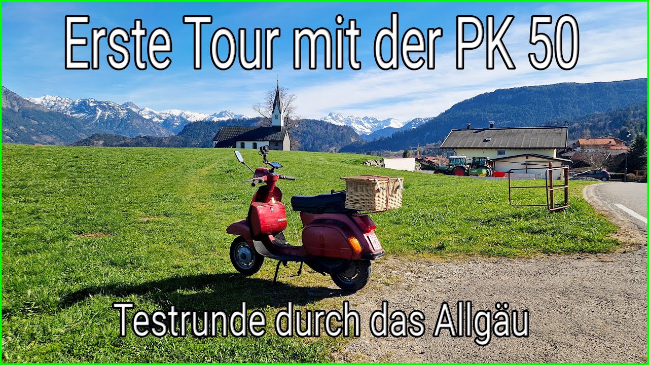 Erste Tour mit der PK 50 zum @AllgaeuCamper