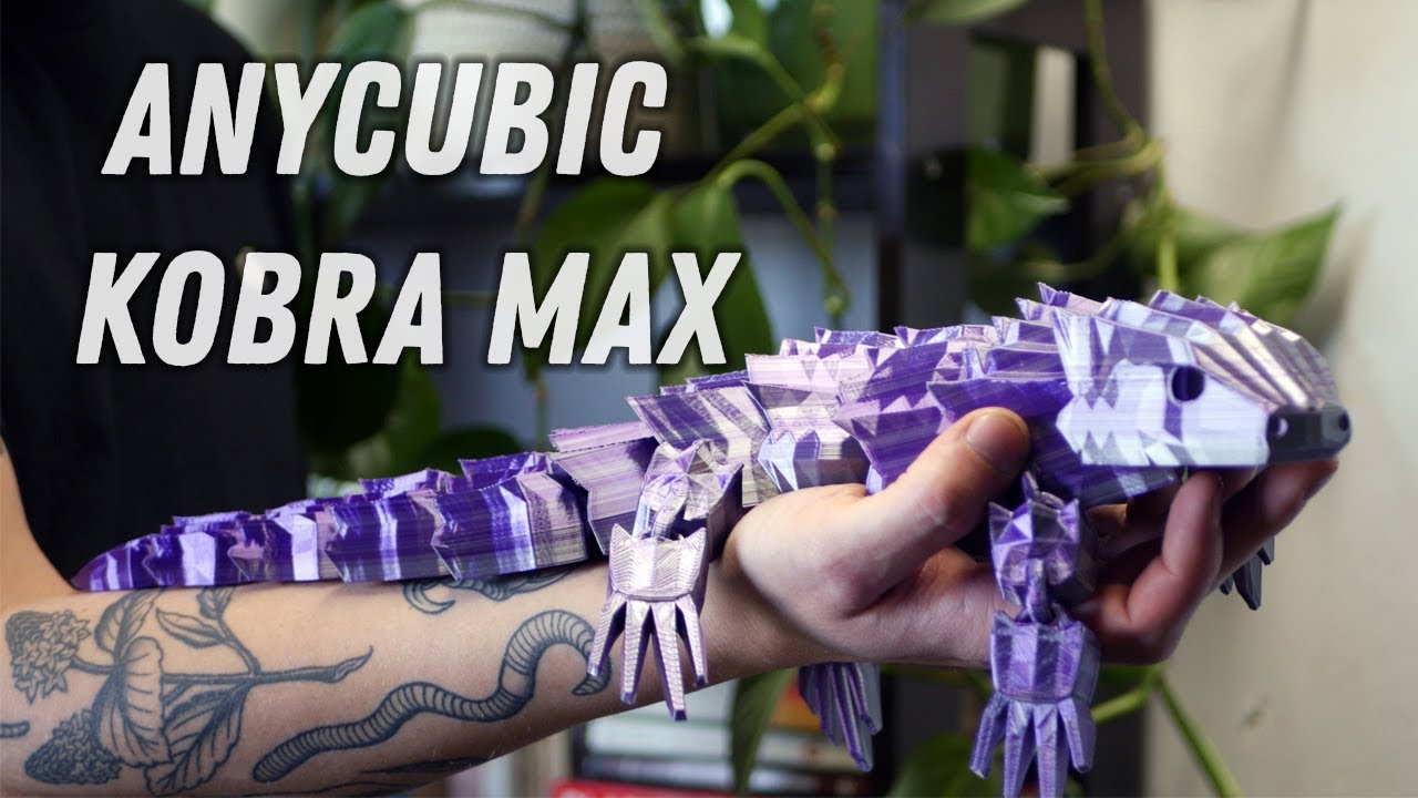 HUGE 3D PRINTS -- Anycubic Kobra max 3d printer review