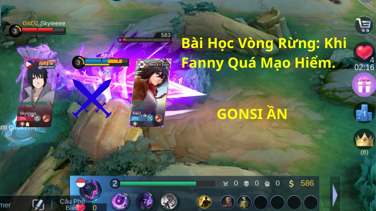 MLBB|Bài Học Vòng Rừng: Khi Fanny Quá Mạo Hiểm| Gonsi Ần