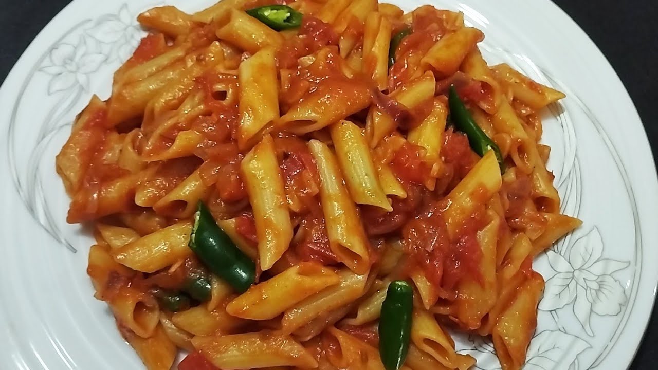 রেড সস পাস্তা | টমেটো সস পাস্তা | Red sauce pasta recipe | Tomato sauce pasta | Lamina's Recipe...
