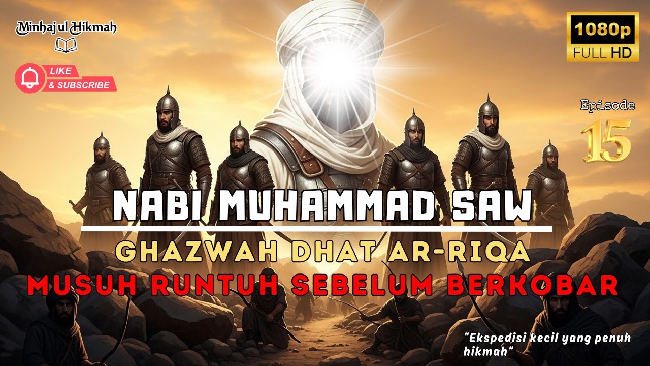 [Eps 15] 700 Pasukan vs Konspirasi Ghathafan: Rosululloh Mengalahkan Musuh Tanpa Pedang Terhunus