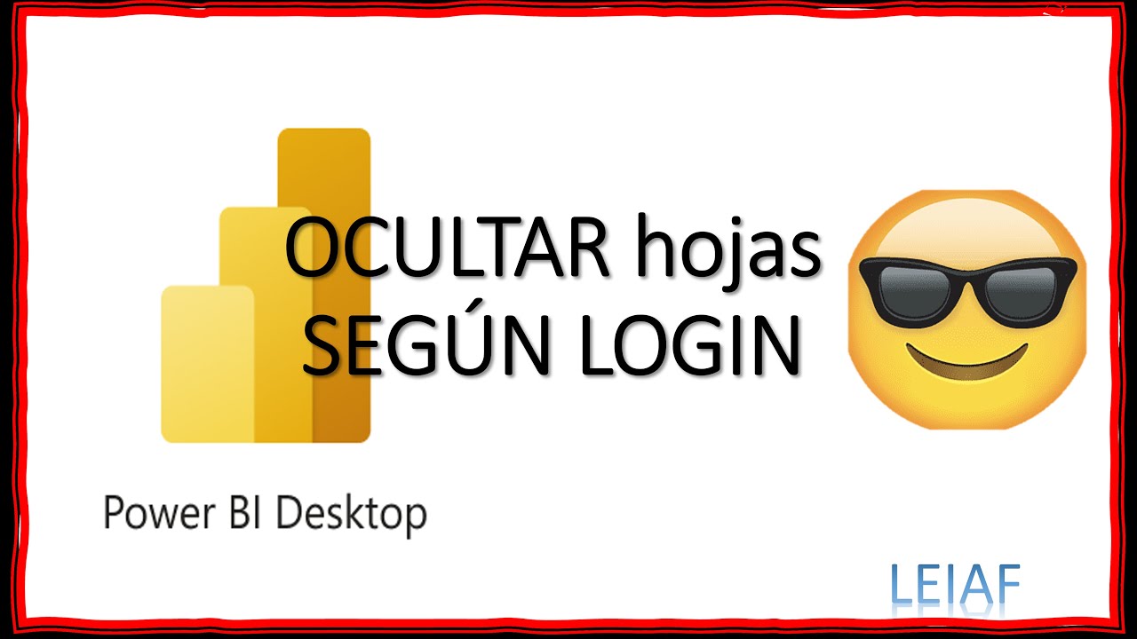 💥OCULTAR hojas/páginas SEGÚN Login en POWER BI 🔥🔥🔥
