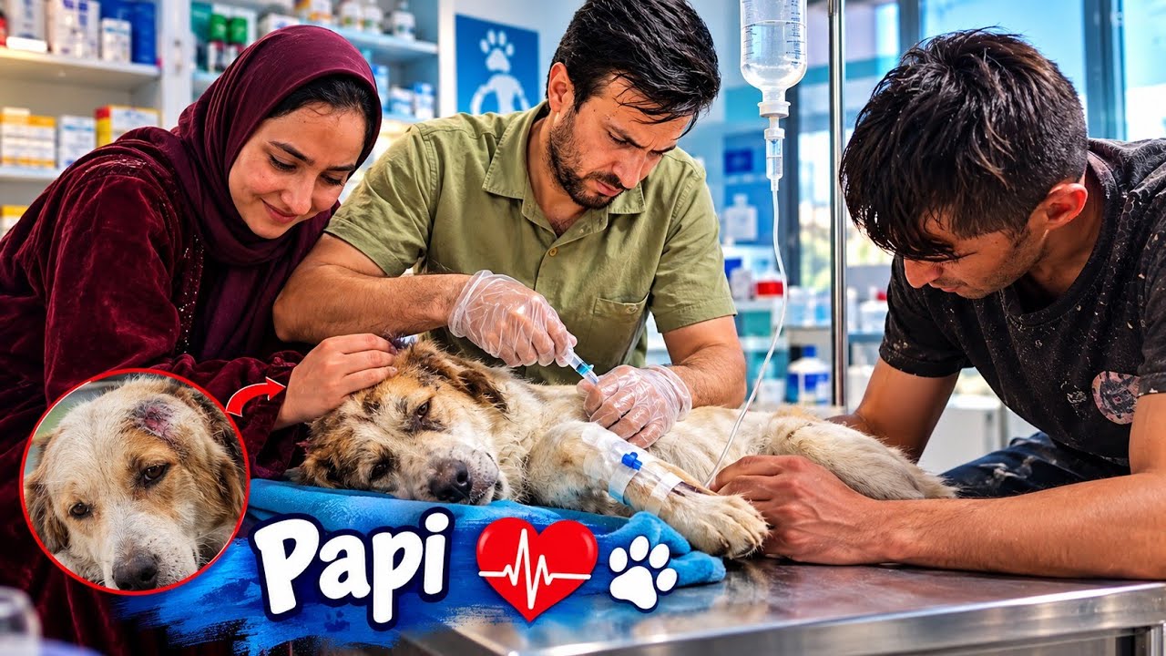 Papi Was in Pain! 🐕💔 Ali Takes Him to the Vet | Farm Renovation Continues