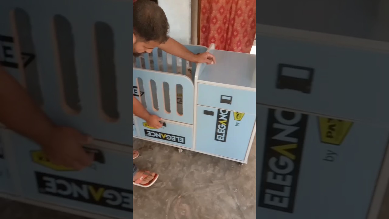 wooden baby cart design #wooden baby bad design #youtubeshorts #shorts