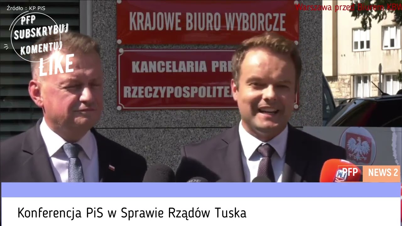 Konferencja PiS - Czy utraci subwencje #pis