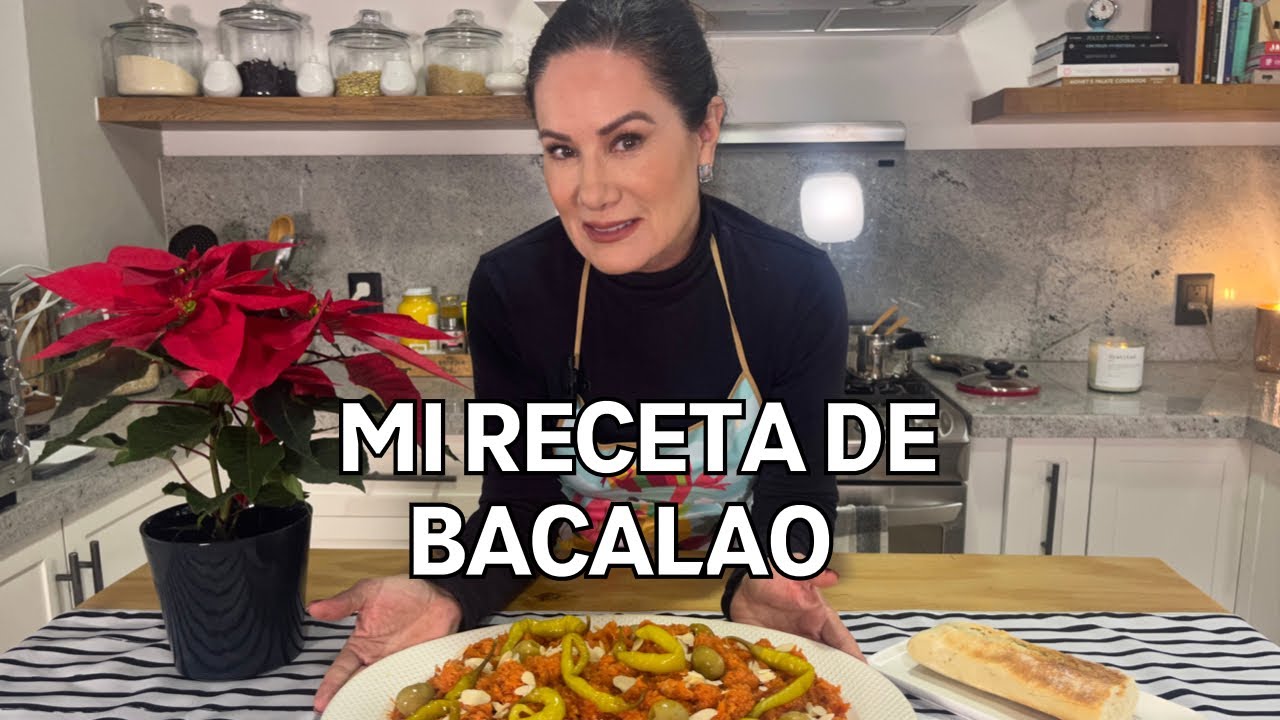 La RECETA DE BACALAO de GLORIA CALZADA ( ¡Así quedó! ) 🤤 | Gloria Calzada es Puro Glow