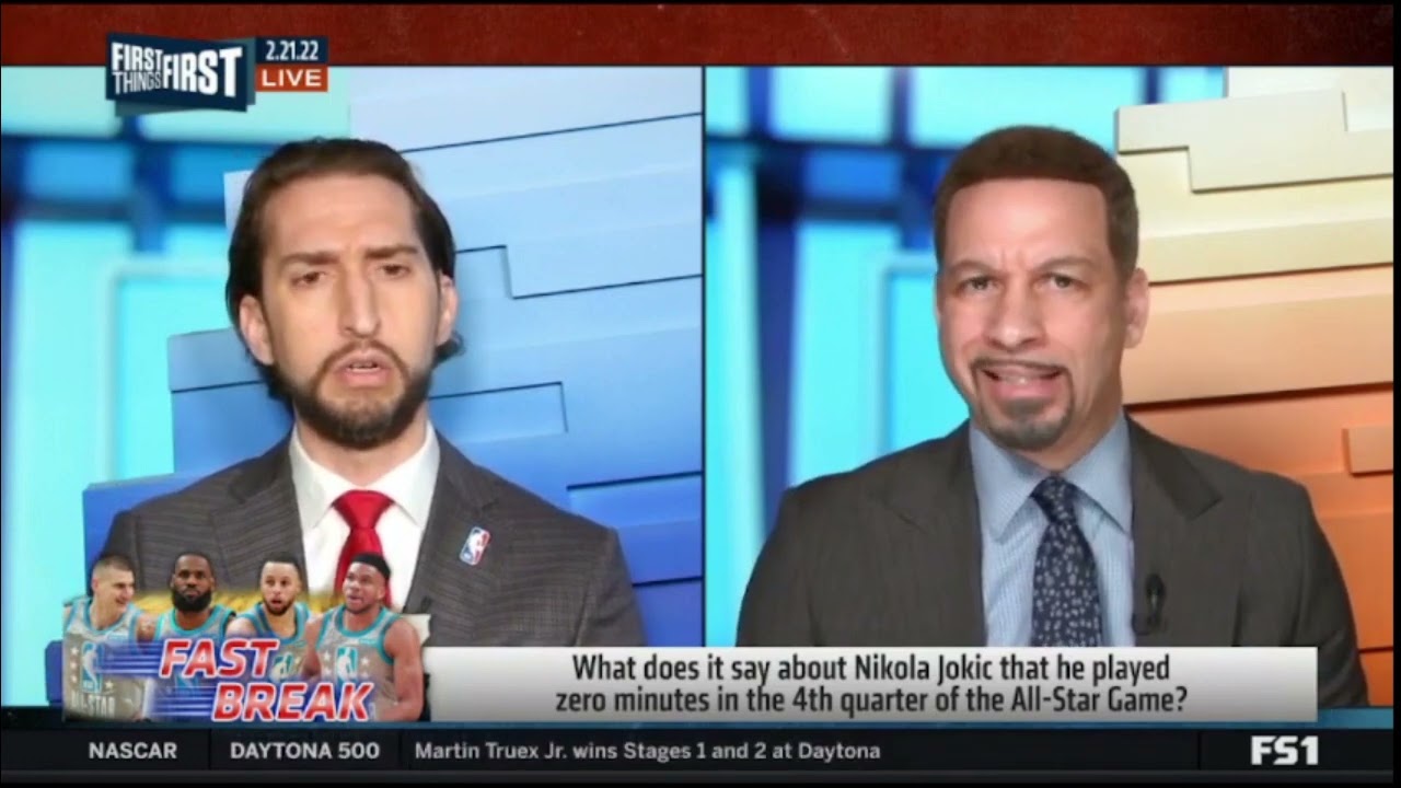 Nick Wright hating on Nikola Jokic for 15 minutes compilation