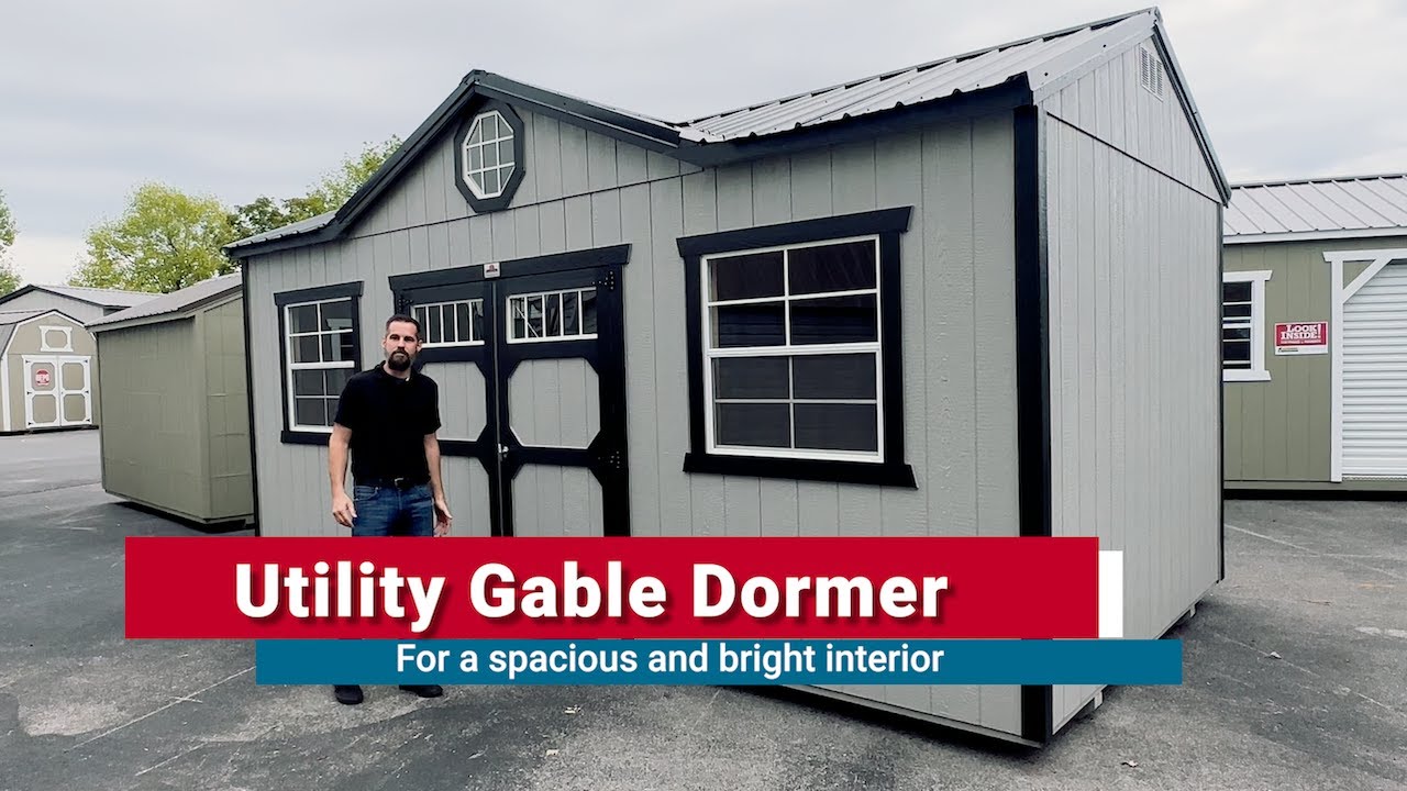 The Gable Dormer Shed with Backyard Outfitters