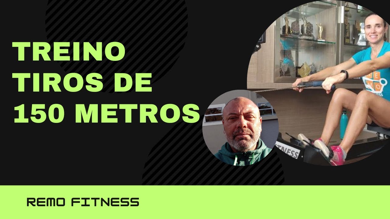 Treino de Remo Indoor - tiros de 150 metros [AVANÇADO]