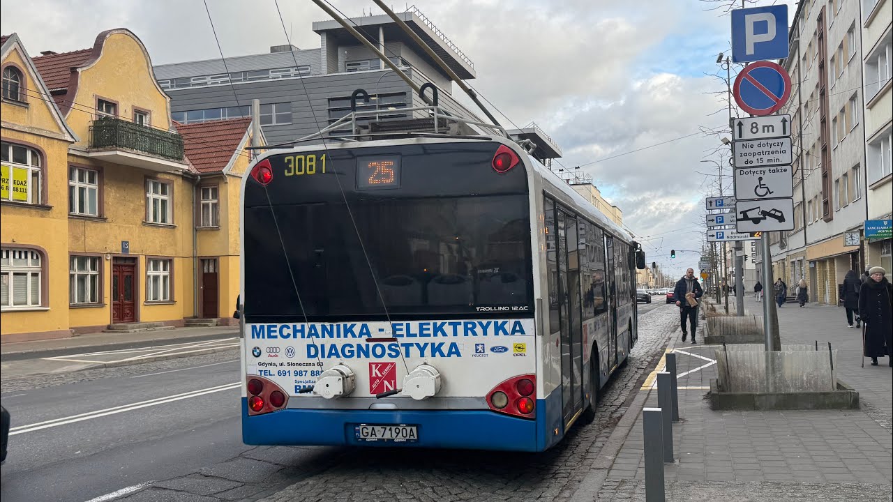 Solaris Trollino 12AC #3081 - PKT Gdynia [L: 25]