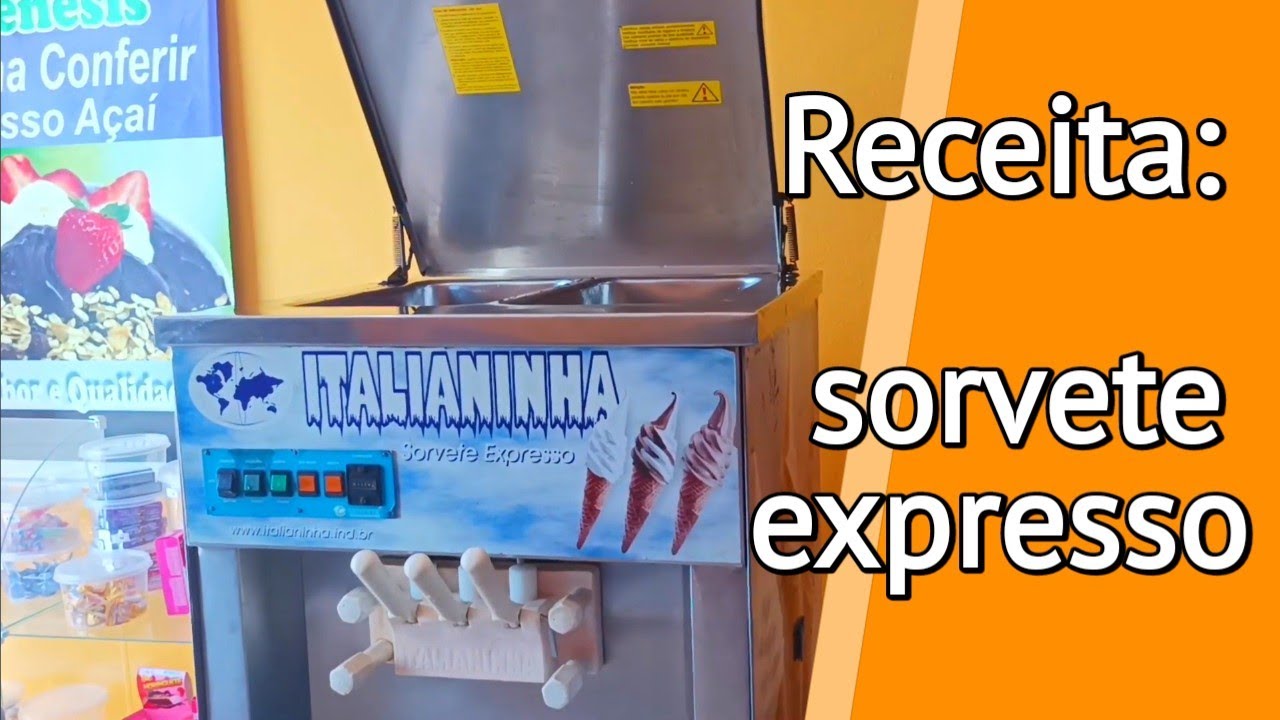 Receita de Sorvete Expresso