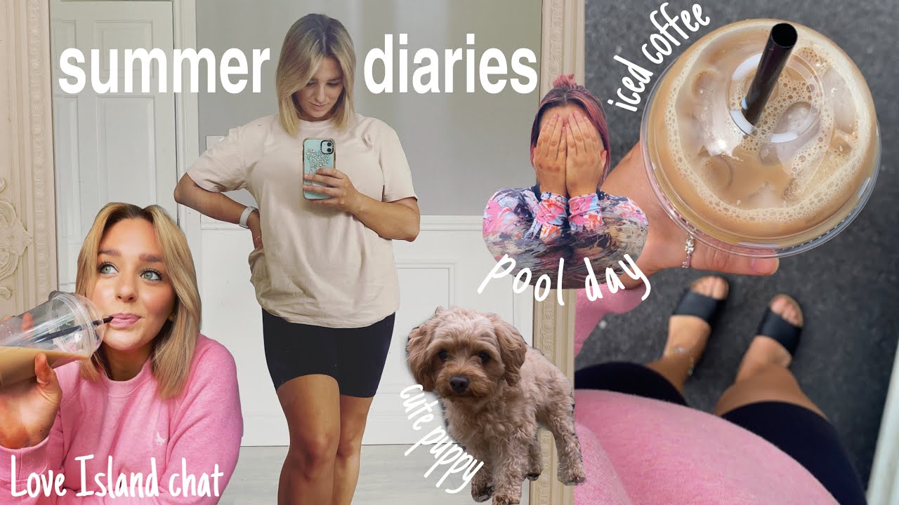 pool day, love island catch up & iced lattes // a week in my life: weekly vlog 4