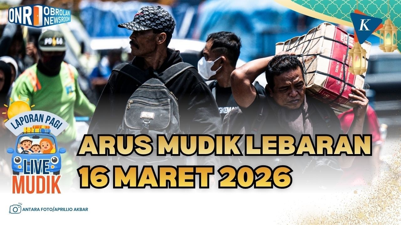 🔴 Situasi Arus Mudik Lebaran 2026, 16 Maret [LIVE PAGI]