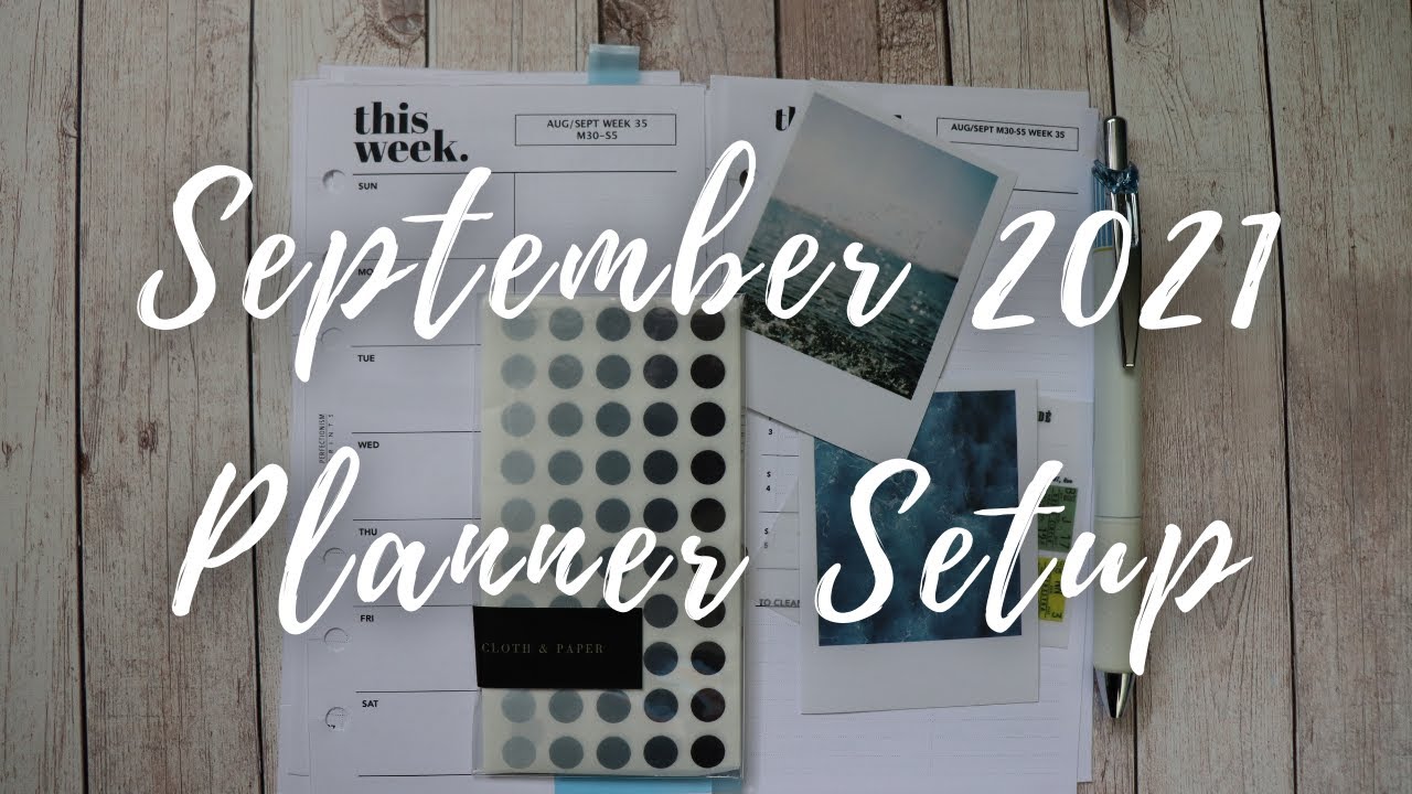 SEPTEMBER 2021 PLANNER SETUP | FLIP THROUGH | PERSONAL RING FILOFAX CROC