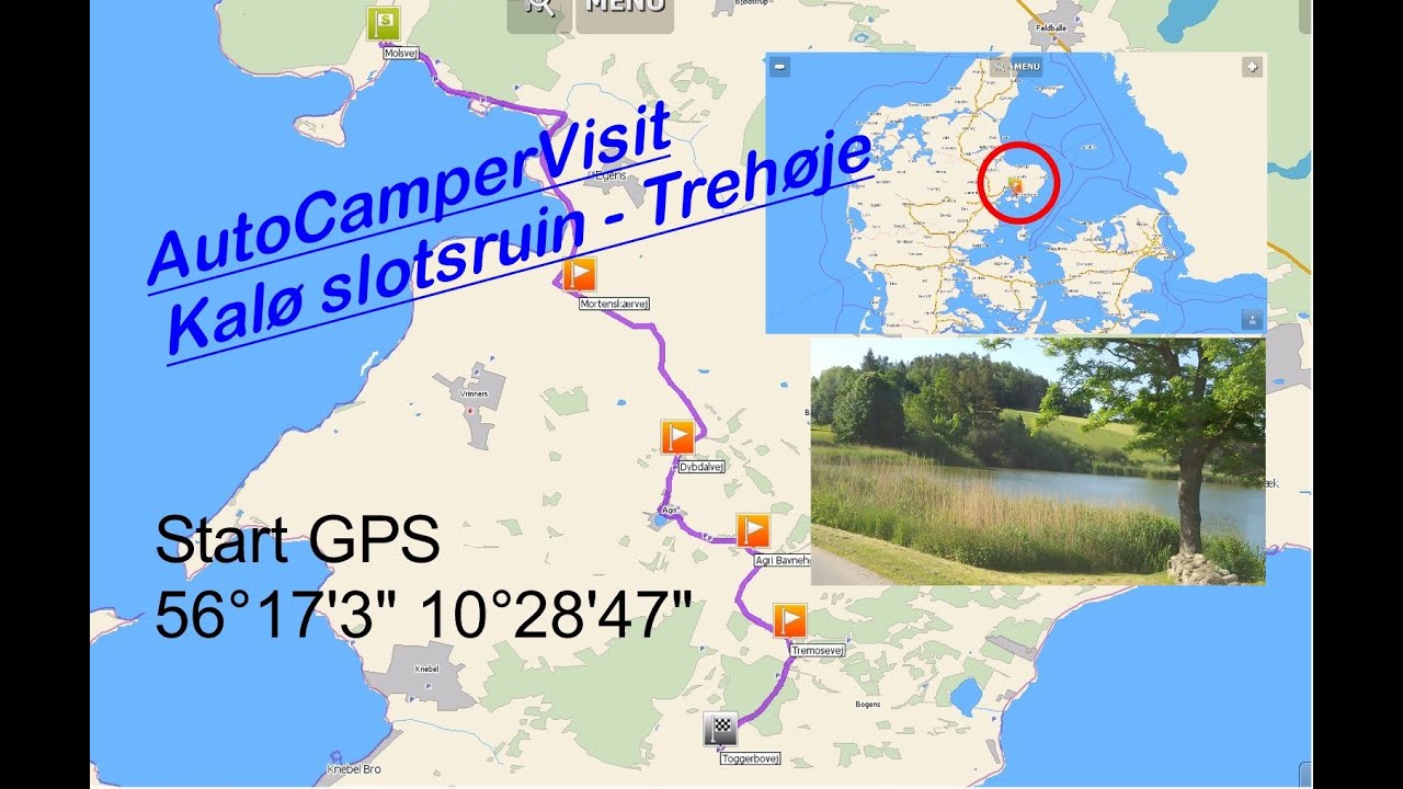 🚐🌏Castle ruin of Kalø and Nationalpark of MolsBjerge.