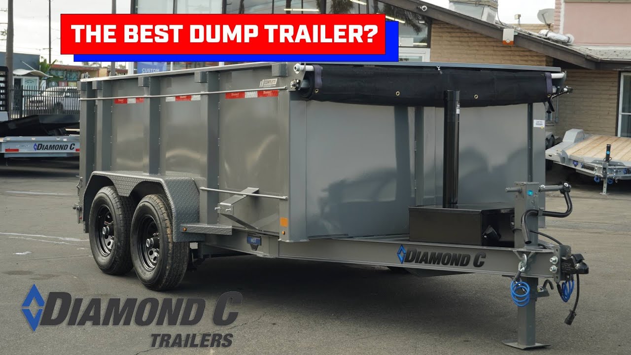 Best Dump Trailer on the market? | Diamond C MDT Tour