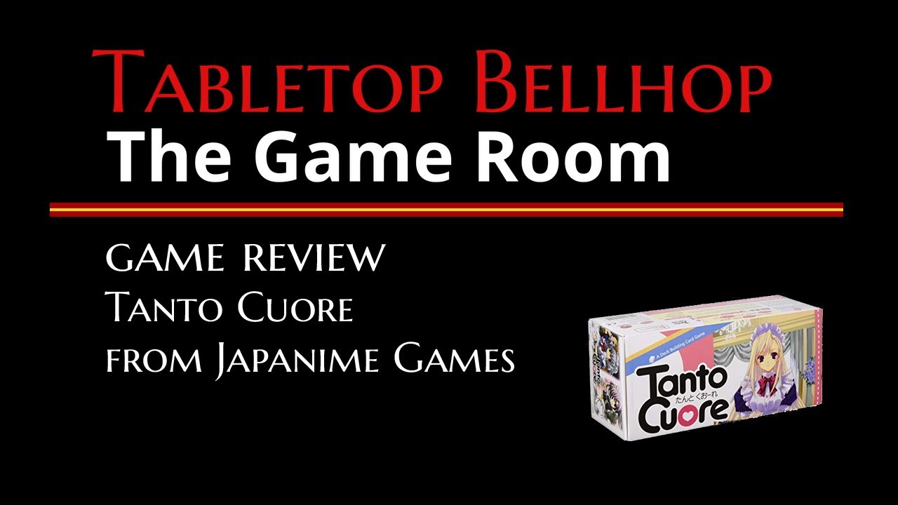 Tanto Cuore, an improvement on Dominion with a unique theme. Anime deck-building card game review.