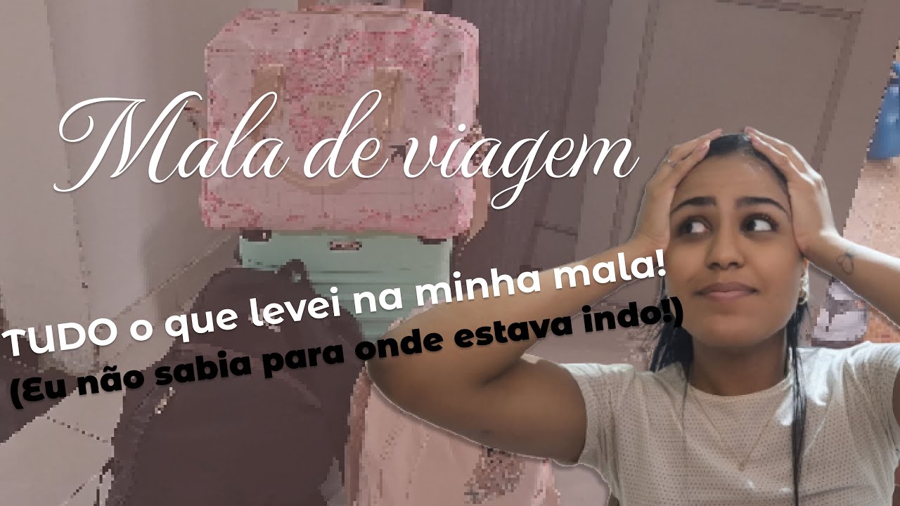 TUDO o que levei na minha MALA para uma VIAGEM DE 8 DIAS | CHECKLIST PARA NÃO ESQUECER NADA 💕🦋🪷