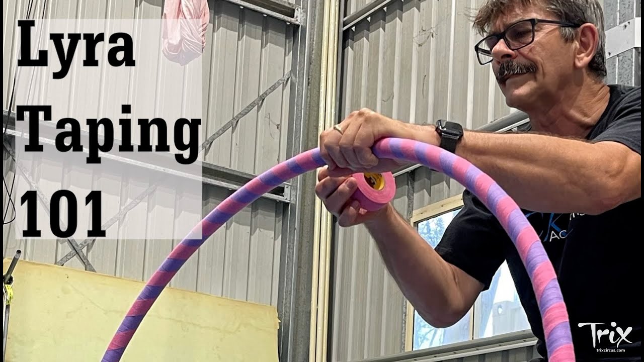 How to tape your aerial hoop with premium Velox tape.