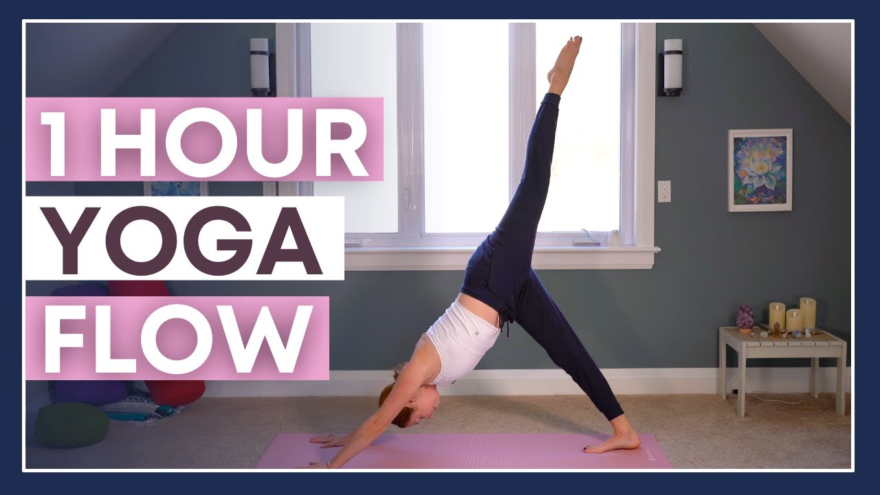 1 Hour INTERMEDIATE Vinyasa Yoga - Flexibility, Balance & Strength