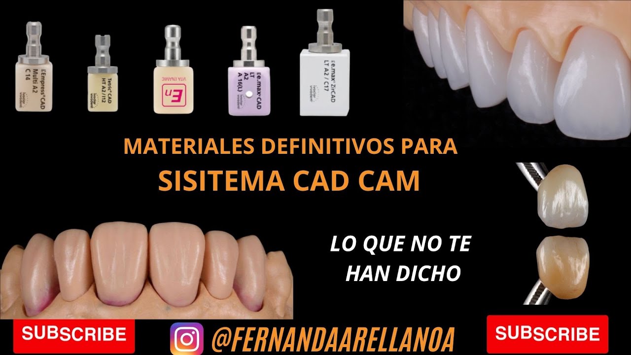 SISTEMA CAD/CAM, materiales Definitivos
