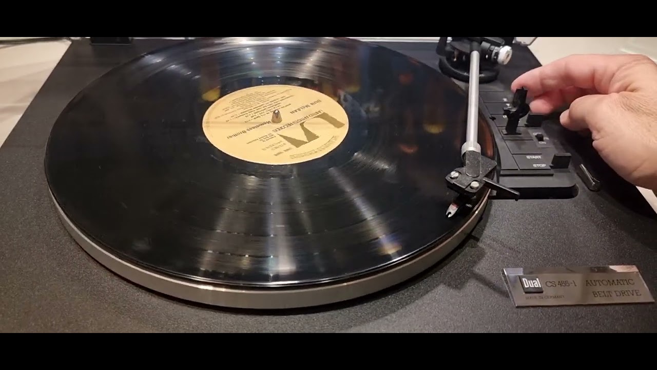 DUAL CS-455 MK1 high fidelity phono -test-