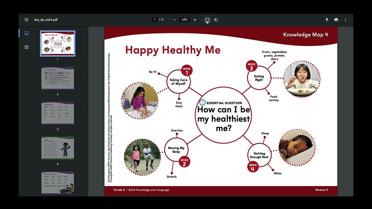Into Reading: Kindergarten Overview