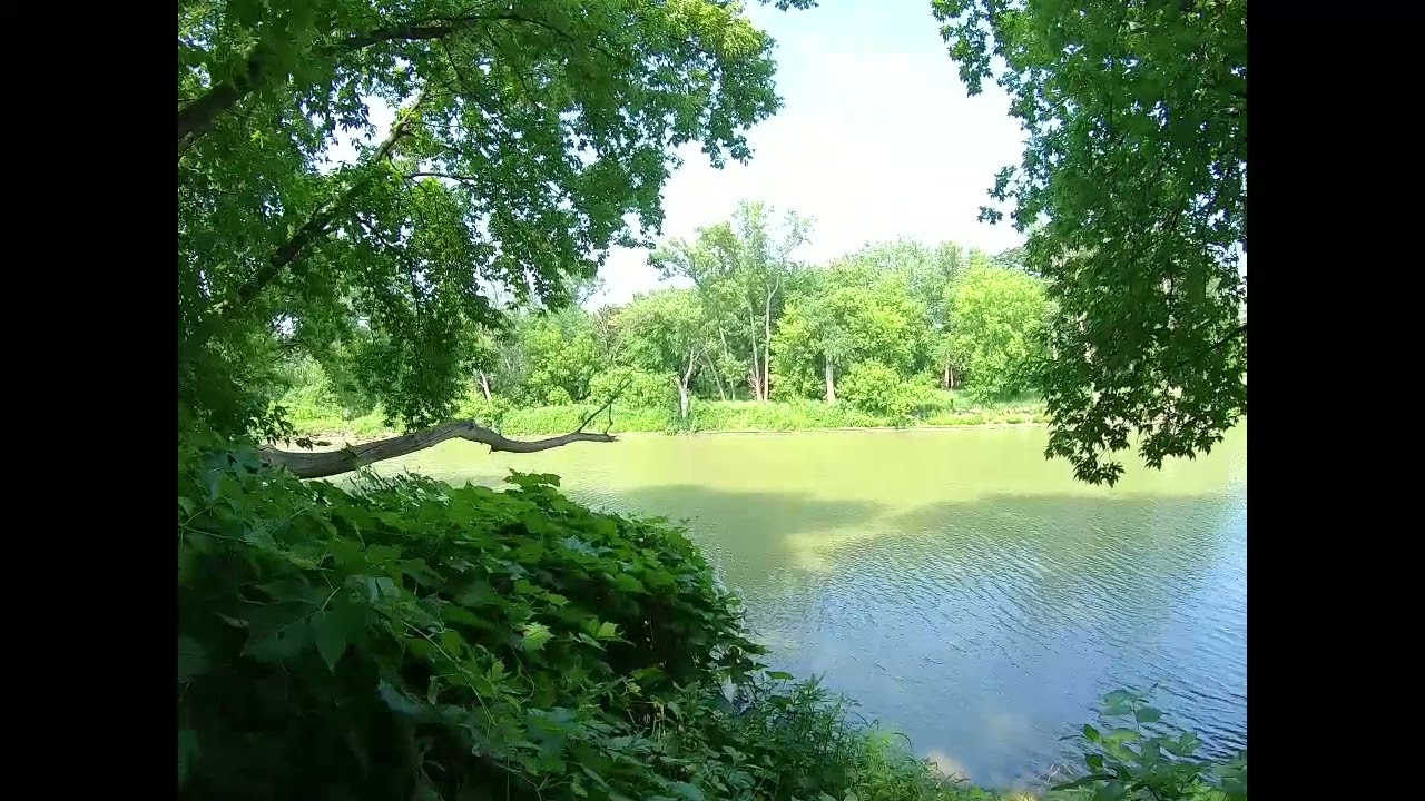 Hiking Trail, Lindenwood Park, Fargo, ND Hike Along
