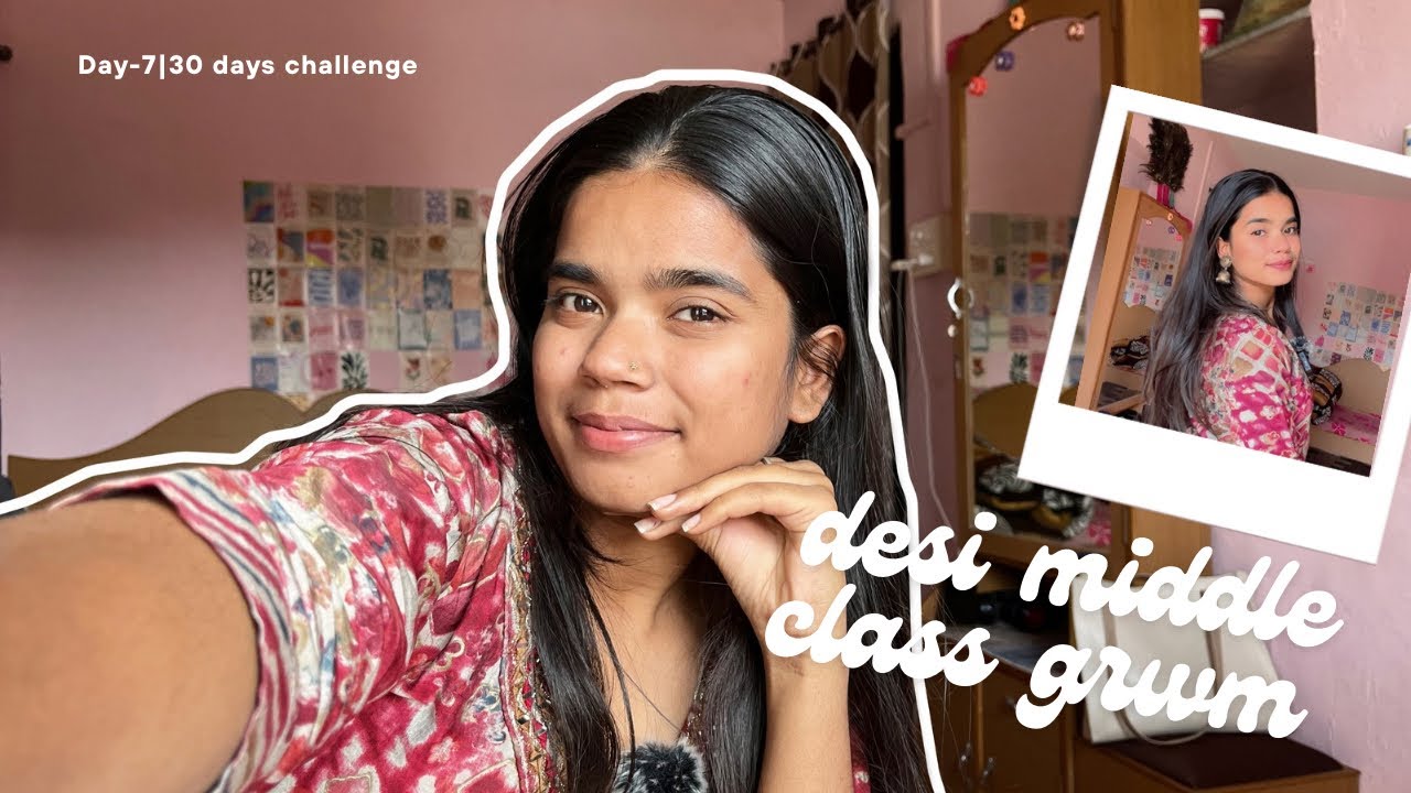 Middle Class GRWM 😂| 30 day vlog challenge |day-7❤️ | Bar Bar ak outfit Hi Hota Hai 🤧