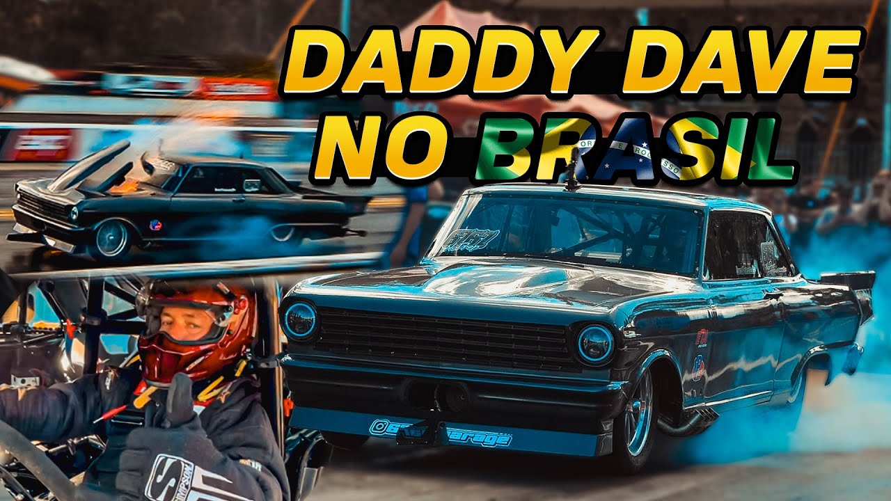 Daddy Dave vem ao Brasil para entregar seu carro para Israel Fontanella do Opala Metal!