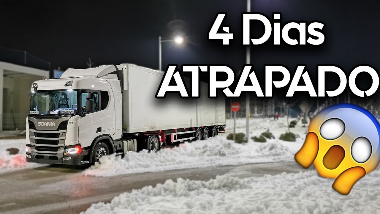 TruckVlog #38  | Ruta NOCTURNA CON❄ NIEVE | ❄CONSEJOS🚚 | Laur's Garage |