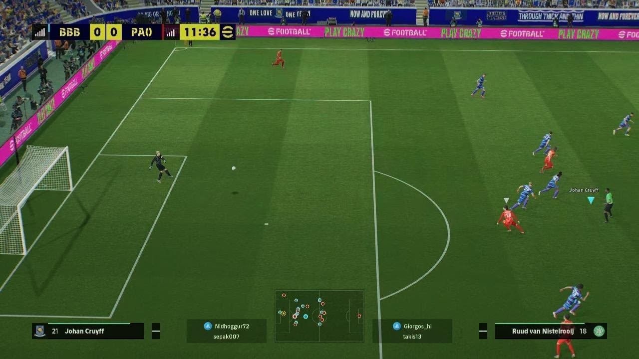 Destroying an division 1 player in eFootball 2026