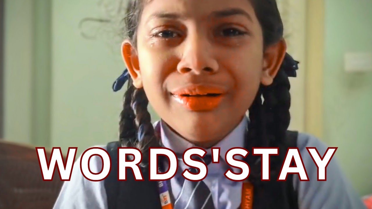 WORDS STAY – An Emotional Short Film #WordsStay #ShortFilm #EmotionalShortFilm #IndianShortFilm