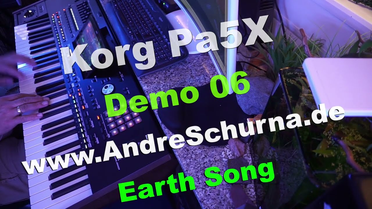 Korg Pa5X Demo 06 Earth Song from Michael Jackson played by Soundstudio www.AndreSchurna.de