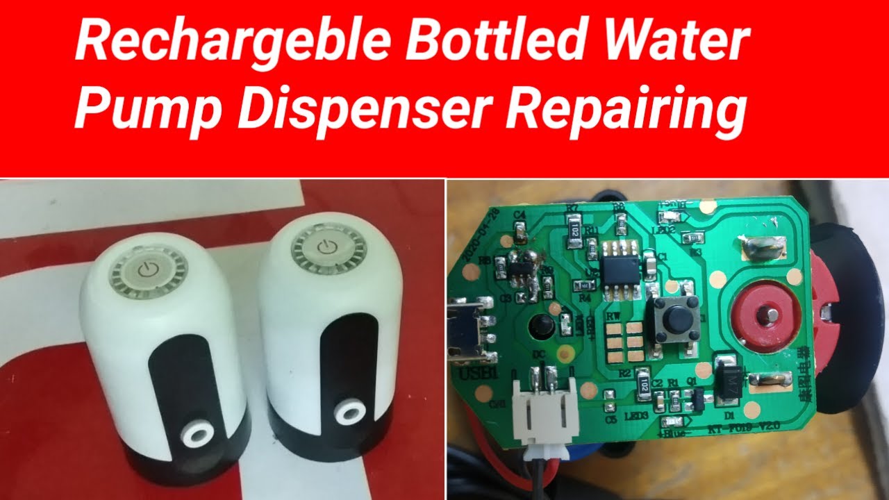 Rechargeable Bottled Water Pump Dispenser Repairing