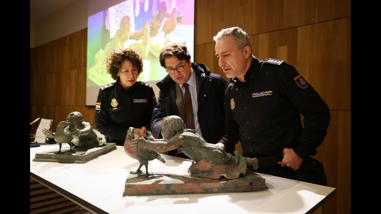 El Museo Arqueológico acoge dos esculturas de época romana  expoliados y recuperados por la Policía