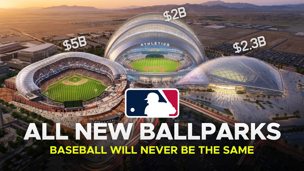 🇺🇸 8 NEW MLB Stadiums Coming Soon! (End 2026 Update)