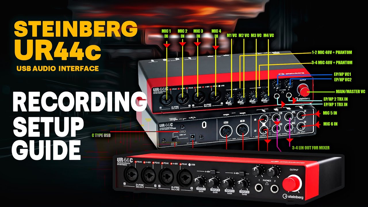 Steinberg UR44C: Full Review | Steinberg UR44C USB Interface | DAW