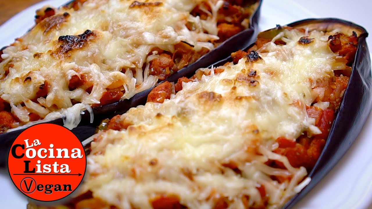BERENJENAS RELLENAS| ☺ MUY FÁCILES y RIQUÍSIMAS!! 🍆⎮RECETA VEGANA