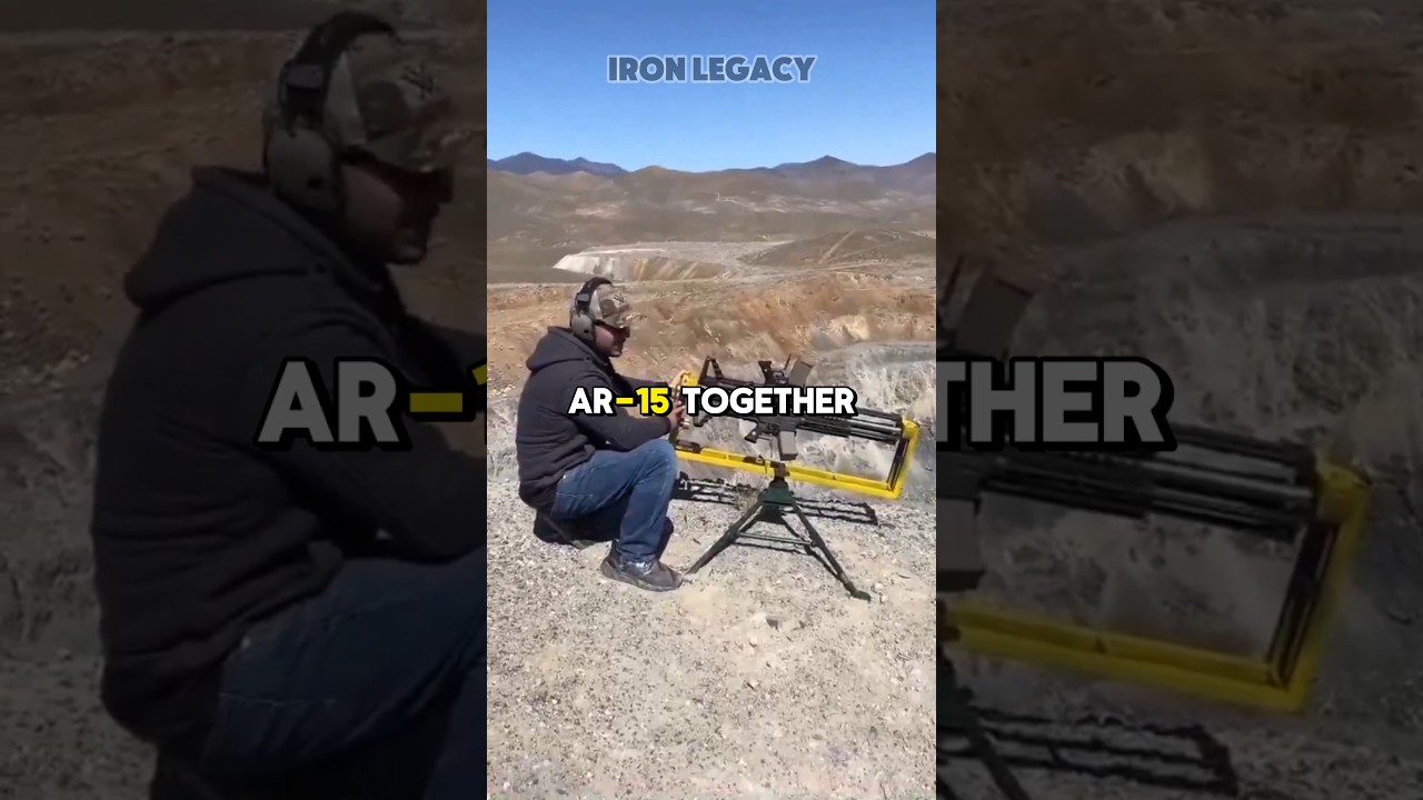 The Insane Six-Barrel AR-15 Gatling Gun &ndash; Overkill or Genius?