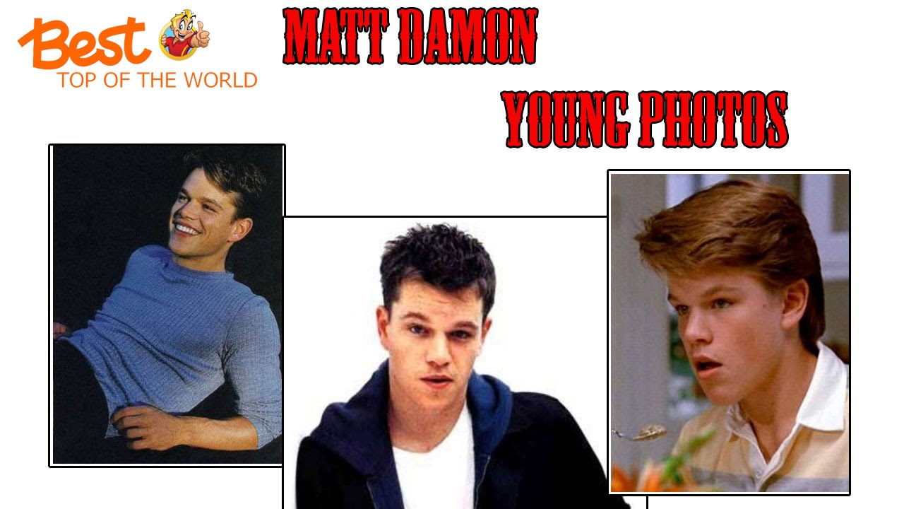 Best Top 20 Pictures of Young   Matt Damon