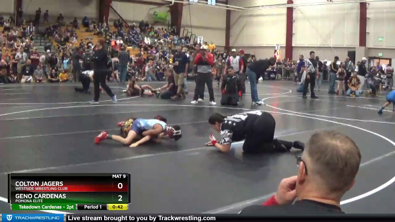 Novice 70 Colton Jagers Westside Wrestling Club Vs Geno Cardenas Pomona Elite