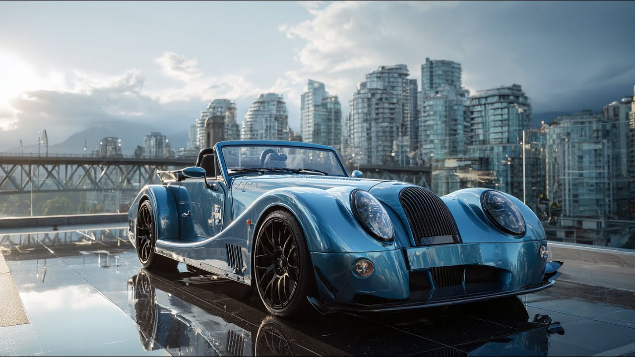 You’ve Never Seen Blue Shine Like This — Morgan Plus 8 GTR 2050 Reveal