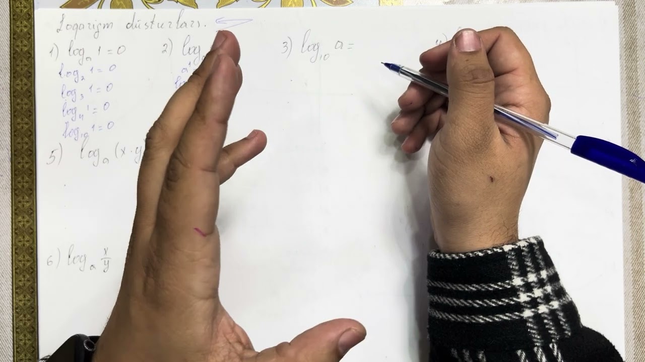 Loqarifma.Loqarifmik funksiyalar. İzahlı video.#ders  #riyaziyyat
