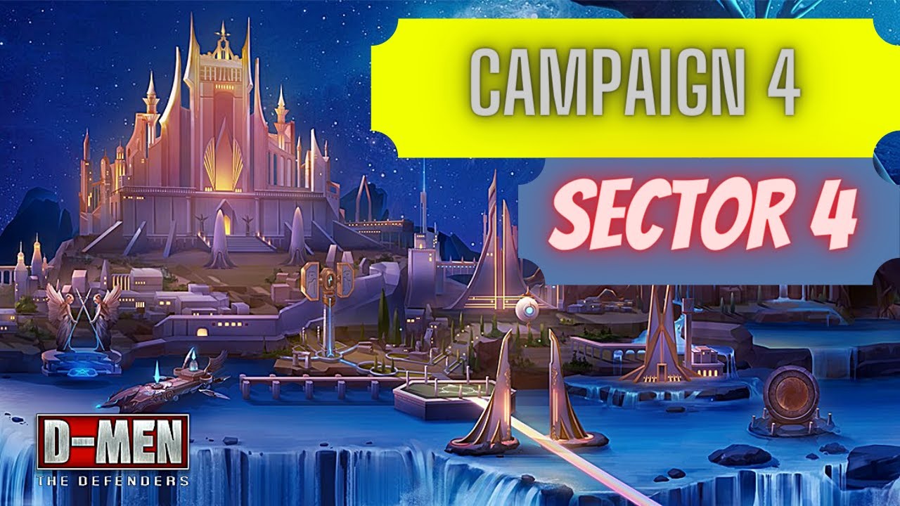 D-Men The Defenders Campaign Chapter 4 map / sector 4, Android Gameplay, Heroes arangement