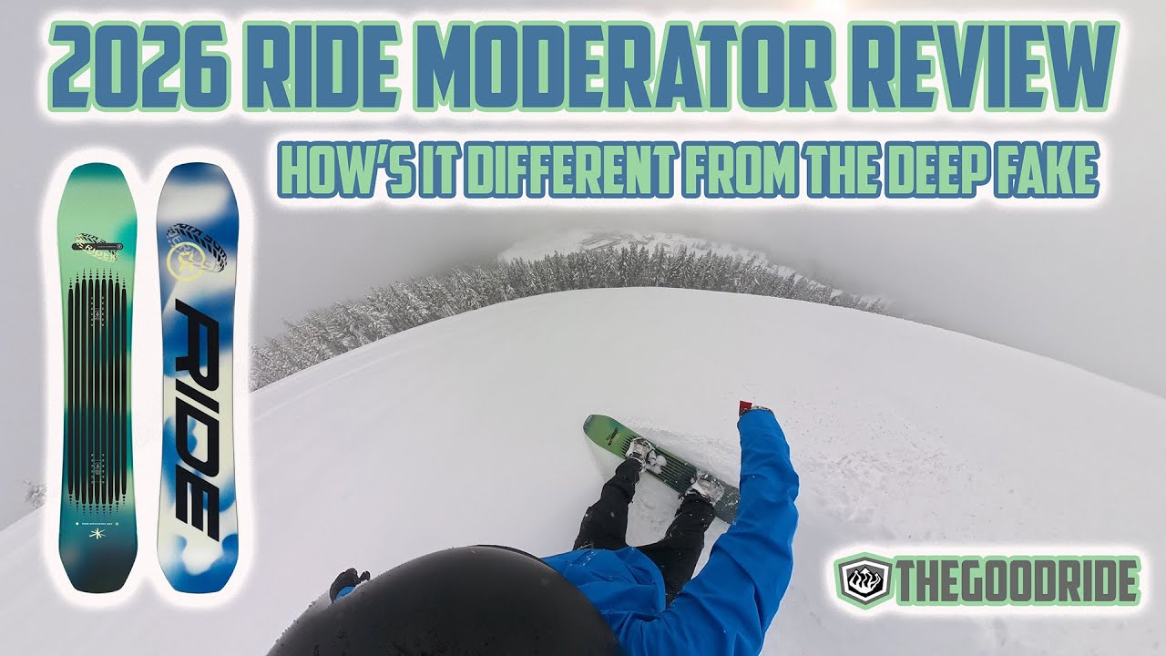 Ride Moderator 2026 Snowboard Review - Compared Against The Ride Deep Fake