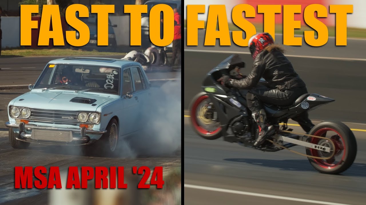 Killarney MSA Drag Racing April 2024 | FAST TO FASTEST