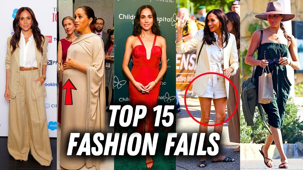 15 Meghan Markle Fashion Fails | Embarrassing Outfits