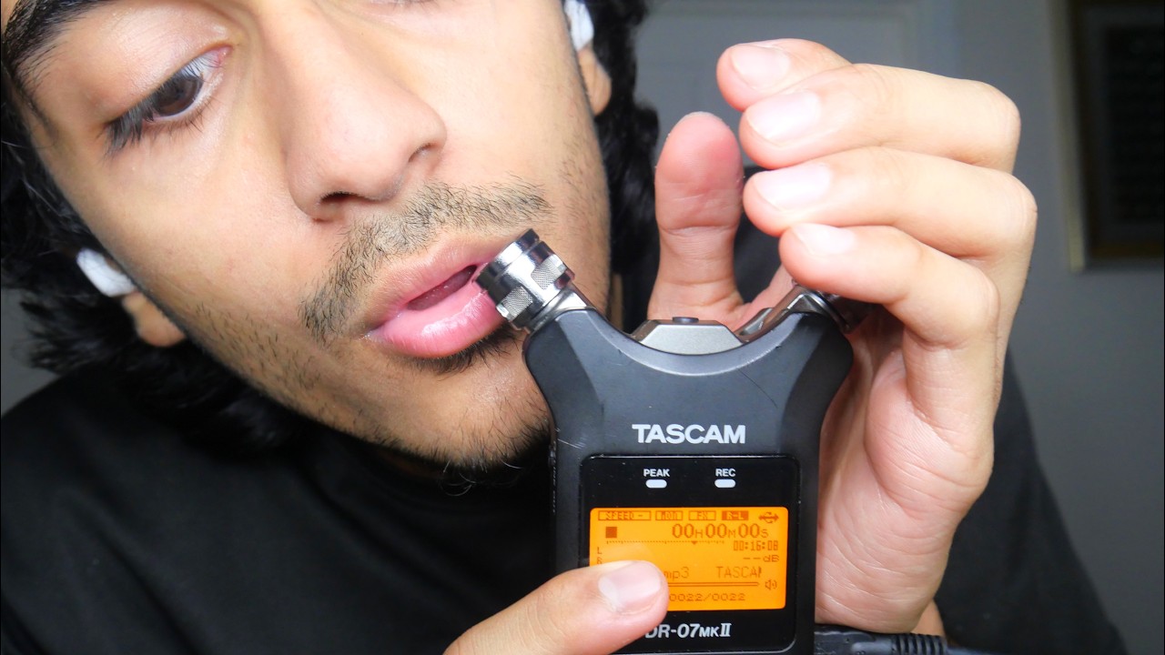 asmr tascam mic test *so tingly lol*