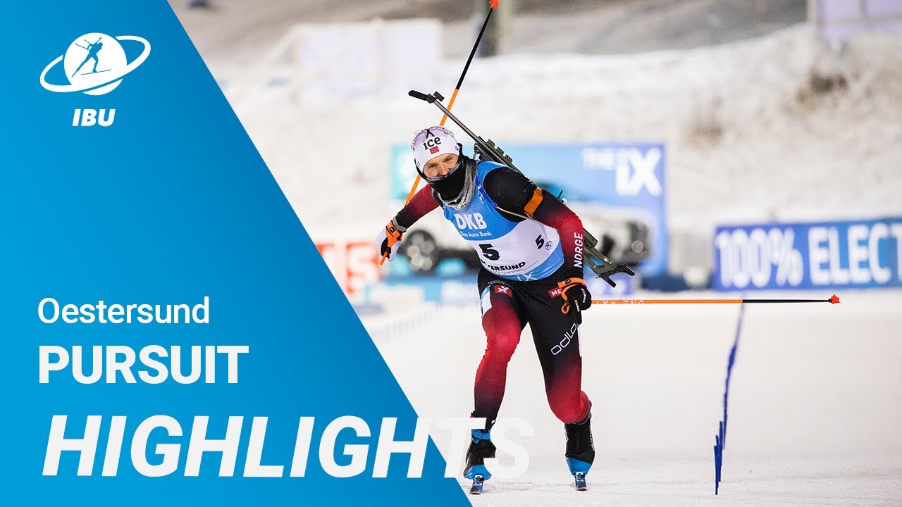 World Cup 21/22 Oestersund: Men Pursuit Highlights